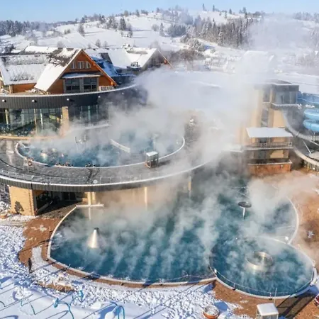 招待所 Domek U Swierkow - Apartamenty Z Aneksami I Pokoje Blisko Term Chocholowskich 乔乔洛